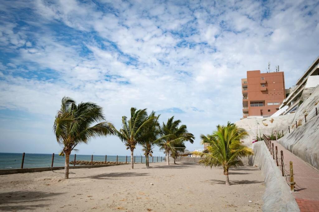 M3 Lujoso Y Comodo Departamento Con Playa 2 Piscinas Cancha De Tenis Jacuzzi Seguridad 24 Horas Manta Exterior foto