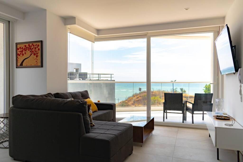 M3 Lujoso Y Comodo Departamento Con Playa 2 Piscinas Cancha De Tenis Jacuzzi Seguridad 24 Horas Manta Exterior foto